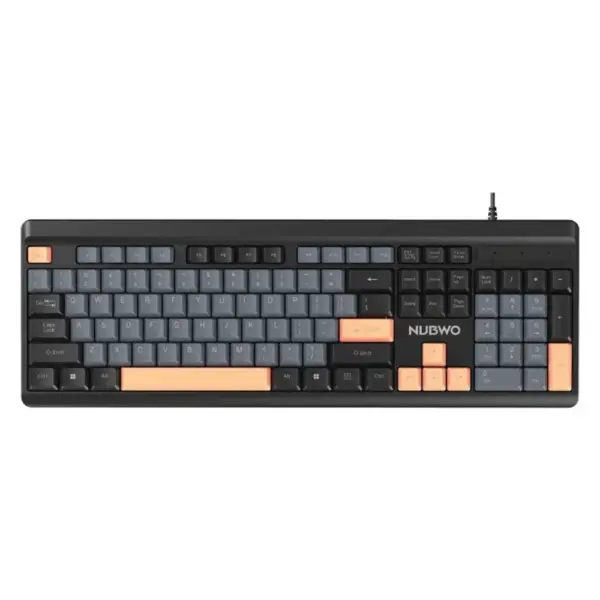 คีย์บอร์ด NUBWO Wired Black/Gray