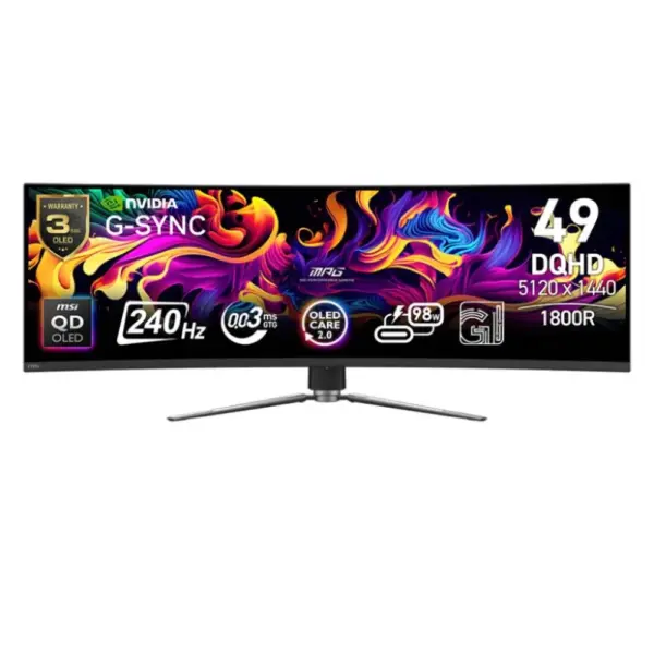 จอมอนิเตอร์ MSI MPG 491CQPX Gaming Monitor